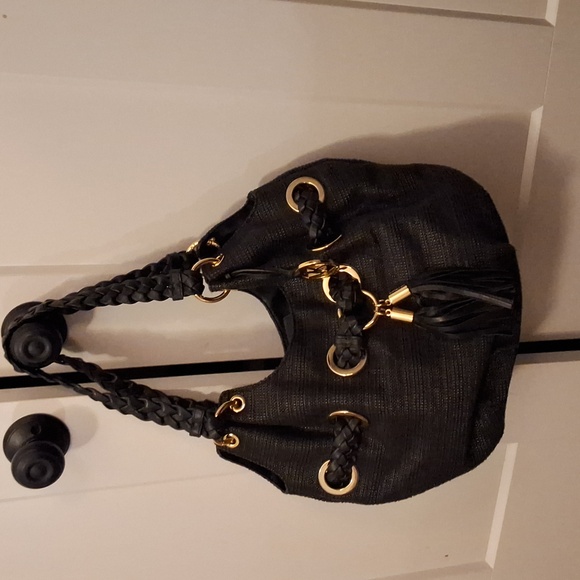 Michael Kors Handbags - Michael Kors HUGE NWOT Straw and Leather Bag